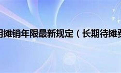 电脑系统摊销年限最新规定,电脑系统费用