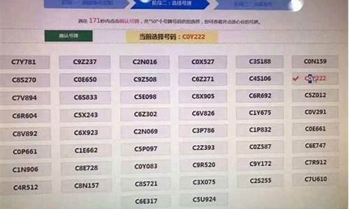 电脑系统怎么选车牌号-电脑选车牌号系统